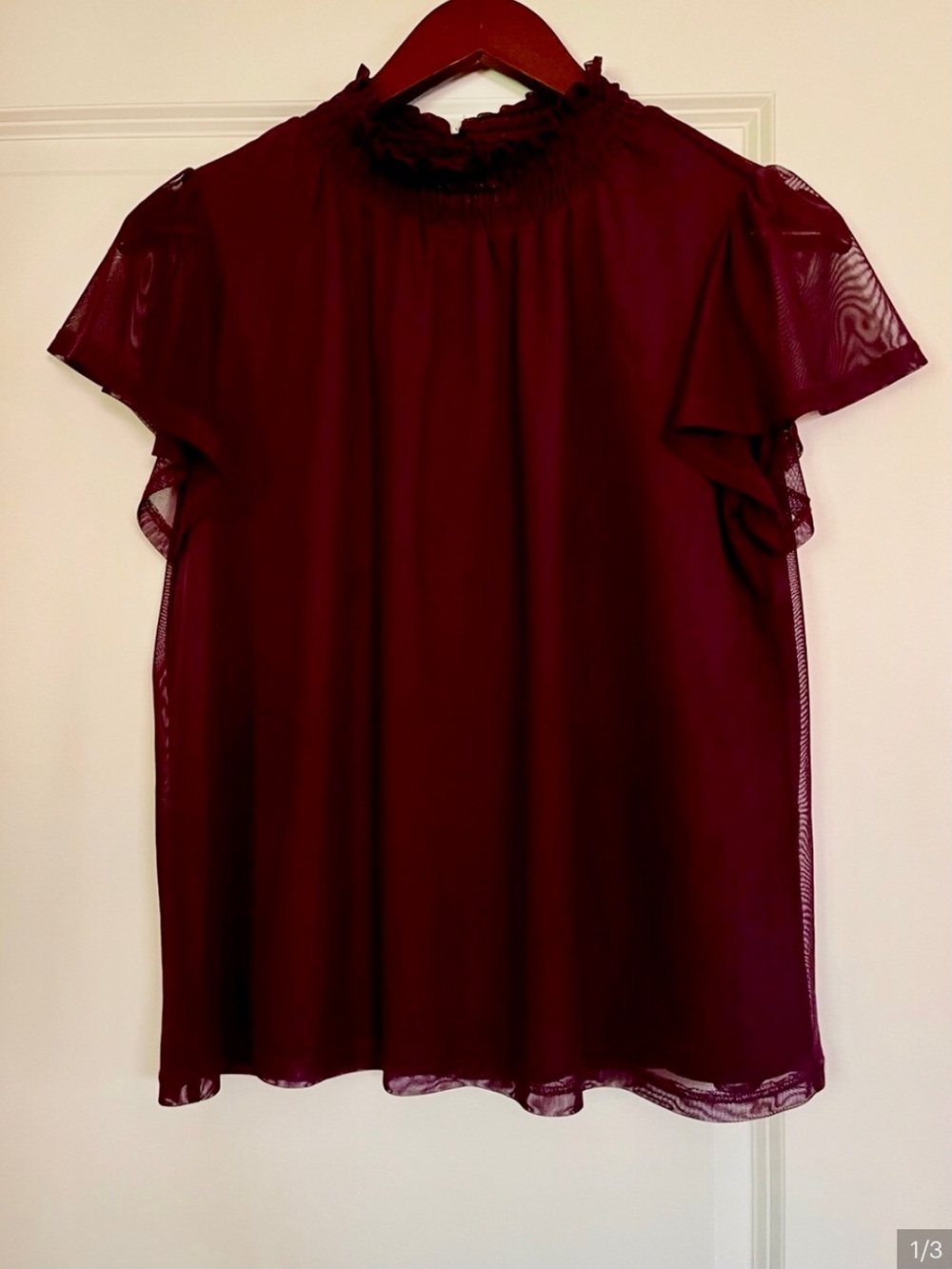 Two Ruffle Sleeve Women's Tops - Picture 4 of 6